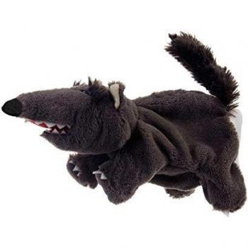 Egmont Toys- COQ Marioneta Peluche, Color Negro