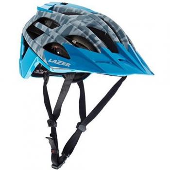 Lazer Oasiz Bicicleta Casco, Todo el año, Unisex, Color Grey Camo Blue, tamaño Large