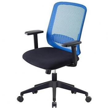 IntimaTe WM Heart Silla Giratoria de Escritorio de Malla Transpirable, Diseño Ergonómico,Asiento Acolchado,Giratorio de 360 grados, Capacidad de Carga Hasta 136kg, Azul