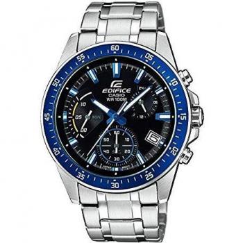 Casio Reloj Cronógrafo para Hombre de Cuarzo con Correa en Acero Inoxidable EFV-540D-1A2VUEF