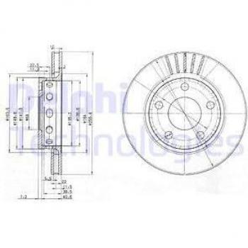 Disco de freno DELPHI BG3785