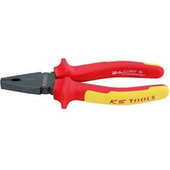 Alicates Universales ERGOTORQUE VDE 210 mm con Aislamiento de 1000V y Mangos Bi-Componente
