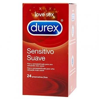 Durex Sensitivo Suave Preservativos Easy-On 24 Unidades