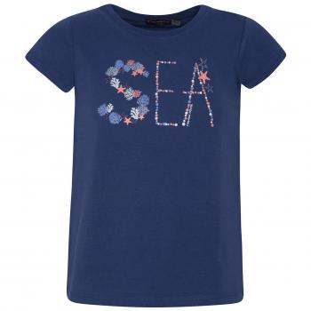 Canada House Camiseta sealetter niña Azul, Talla 8A/Y