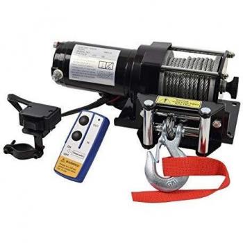 Cabrestante Eléctrico 4x4 12V - 1,36T con Cable de Acero de 9m