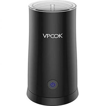 Espumador de Leche Electrico, VPCOK Calentador Leche Espumador 400W, Espumador Leche con 3 Modos para Leche Fría y Caliente, Calienta Leche, Milk Frother para Leche, Café, Capuchino y Más
