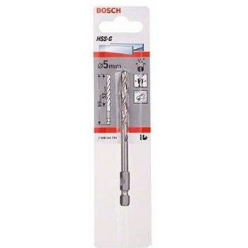 Bosch 2 608 595 514 - Broca para metal con vástago hexagonal de 1/4 ISO 1173 E6.3