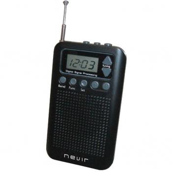 Nevir Radio Digital DE Bolsillo Plata