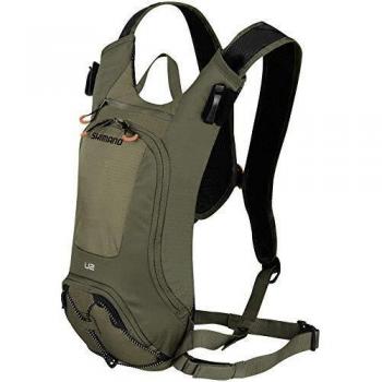 SHIMANO Unzen II Trail - Mochila Bicicleta - 2 L Oliva 2019