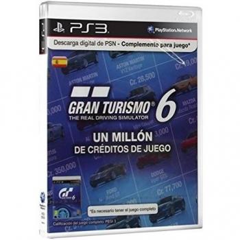 Sony - Tarjeta PSN GT6 - 1 Millón De Créditos