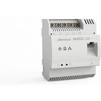 Devolo Magic 2 LAN DINrail - Adaptador Powerline para distribución de Internet por la Red, Alta Velocidad,