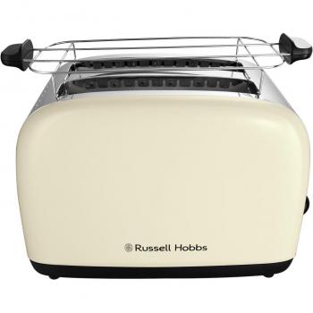 Tostador Russell Hobbs Colours Plus 2S Cream 26551-56/RH, con 2 ranuras, diseño en color crema