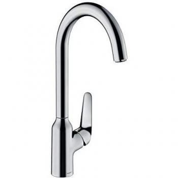 hansgrohe M421-H220 mezclador monomando de cocina, cromo