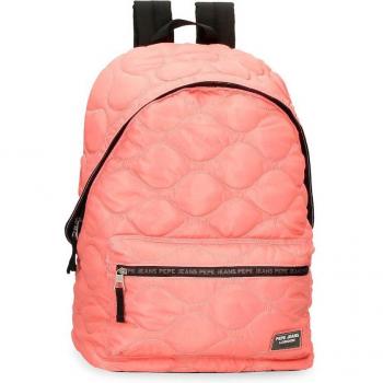 Mochila Escolar Pepe Jeans Orson 44cm con Bolsillo Frontal Coral 15.6 31x44x17,5 cm Poliéster 20,46L