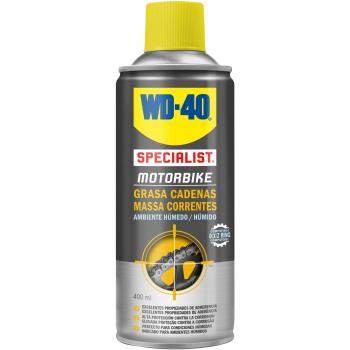 WD-40 Specialist Motorbike - Lubricante Grasa de Cadenas para Ambiente Húmedo en Spray 400ml