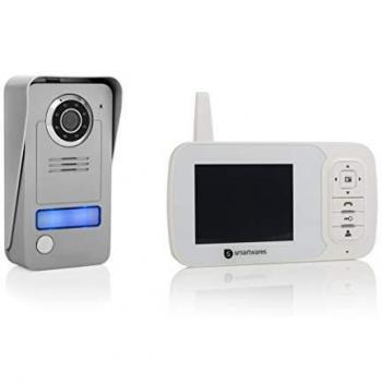 Smartwares VD38W. Video portero inalámbrico con monitor portátil de 3,5 pulgadas