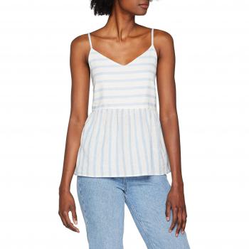 Vero Moda Vmsunny Stripy S/l Top, Camiseta sin Mangas para Mujer, Multicolor
