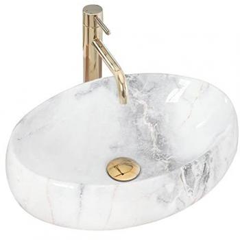 Lavabo sobre encimera REA Linda Granit Mate 48,5x34 cm