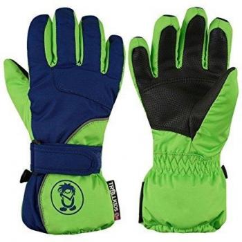 Trollkids Niños Guantes Troll, color Marineblau/Hellgrün talla 4; 4-5 años