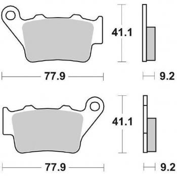 Pastillas de Freno Sinterizadas SBS 675LS para Moto y ATV