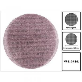 Disco Abrasivo Mirka Abranet Ø 225 mm Autoagripante P80 - Pack de 25 piezas