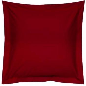 Blanc des Vosges C4O36F -0135 - Funda para Almohada, 65 x 65 cm, Color rubí