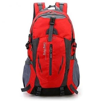 Minetom 55L Mochilas Morral Deporte Sport Multifunción Bolsa Plegable Impermeable Viaje Trekking Viajes Al Aire Libre Rojo One Size