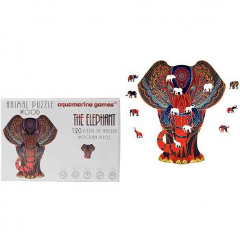 Puzzle de madera Aquamarine The Elephant