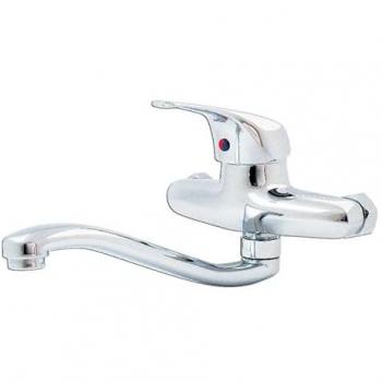 Grifo Monomando Pluvia Capri para Fregadero de Pared con Caño Bajo - 8042-5