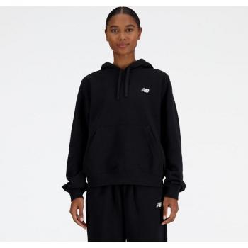 Sudadera con capucha New Balance Sport Essentials French Terry Negra Mujer - Talla S