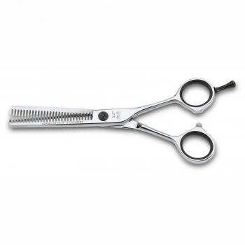 Tijera de peluquería para entresacar 3 Claveles Azabache 12794