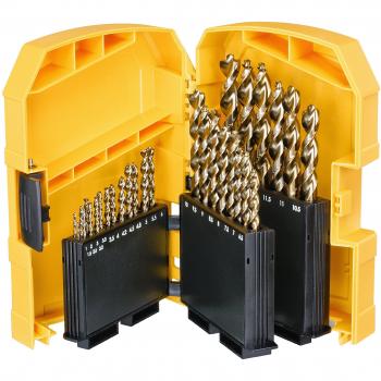 DeWALT DT7926-XJ Tough Case Grande con 29 Brocas para Metal Extreme 2, Negro/Amarillo