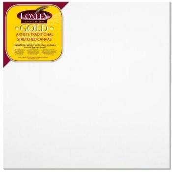 Loxley Gold LCM-2828 - Lienzo preestirado, color blanco
