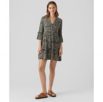 Vero Moda Vestido Corto con Pliegues - Vestido corto, diseño con pliegues, estilo moderno, adecuado para ocasiones informales y formales