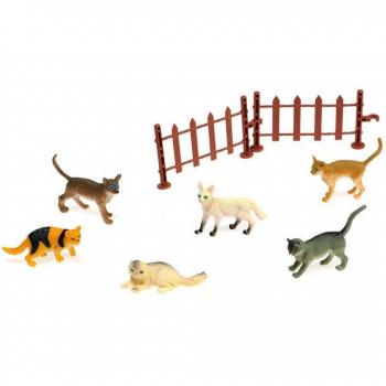 Set de Animales Gatos BB Kids 20 x 19 cm - Ideal para los Más Peques