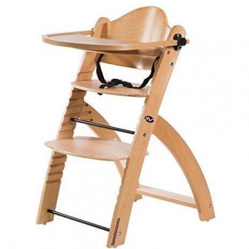 Innovaciones MS Progress - Trona de madera, color natural