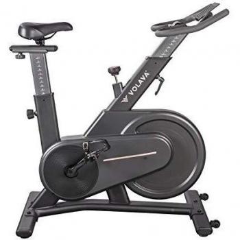 VOLAVA Smart Bike Bicicleta Estática con Freno Magnético y transmisión por correa, Gris