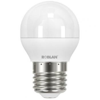 Bombilla LED Esférica 5W Frío 4000K E27 500Lm ROBLAN SKYA15FE27