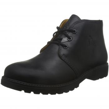 Panama Jack Men's Waterproof Leather Lace-Up Ankle Boot - Dark Brown and Black Options, Comfortable Fit with Cushioned Insole