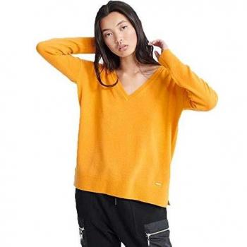 Superdry Edit Premium Jersei Mujer Golden Rod M