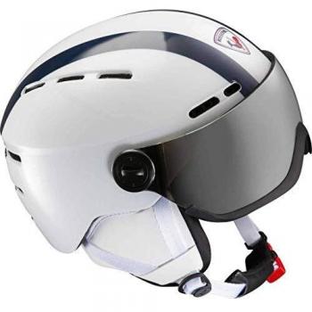 Rossignol Strato - Casco para Mujer, Mujer, Color Blanc y Azul, tamaño L/XL