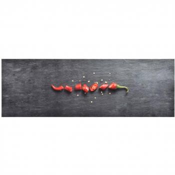 Alfombra de cocina lavable Pimientos 45x150 cm