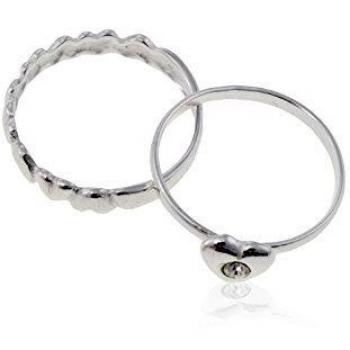 Cristian Lay Set de Anillos X2 54591 Plata de Ley 925 milésimas 14