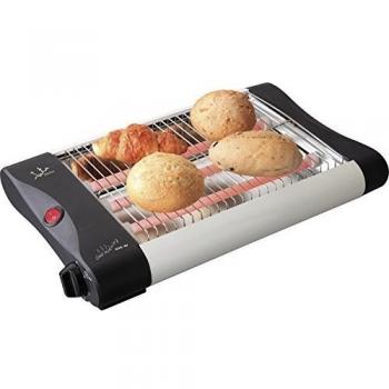 Jata TT588 Tostador Horizontal Clásico con Mueble y Parrilla de Acero Inoxidable 3 Barras de Cuarzo Temporizador de 5 Minutos