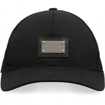 Dolce & Gabbana Men's Logo Baseball Cap - Black, Size 58 CM, GH590AGF421 Color N0000