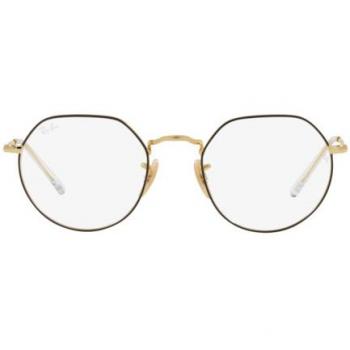Ray-Ban RX6465 2890 Men's Eyeglasses Gold Size 49 (Frame Only) - Blue Light Block Available