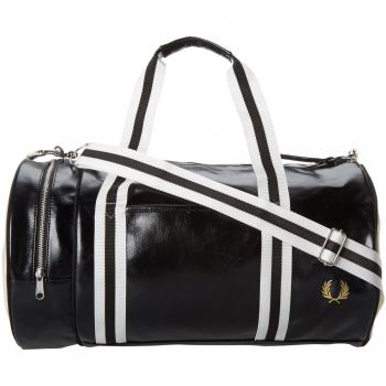Fred Perry Bolsa duffle Fp Classic Barrel Bag Negro Única