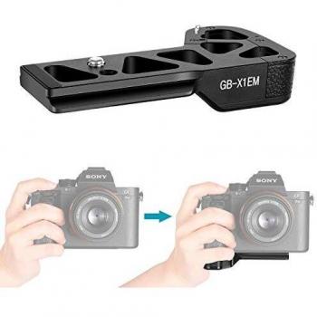 Neewer Soporte Metálico Soporte de Mano Tornillo de 1/4 Pulgada Compatible con Cámaras Sony A9 A7MIII a7RII a7RIII a7II a7SII sin Espejo Compatible con Arca Swiss