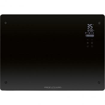 Radiador Eléctrico Convector de Cristal ProfiCare PC-GKH 3118, 1500W, Control Digital y Temporizador, Silencioso, Negro