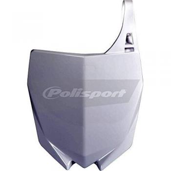 Polisport Placa Delantera Blanca para Yamaha YZ125/250 (2015-2020), YZ250F (2010-2018, 2015-2019), YZ450F (2010-201